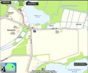 Ranworth Broad Site Map